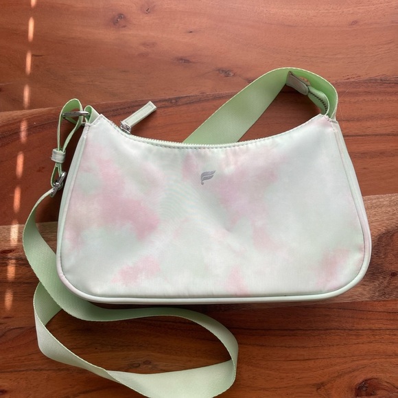 Fabletics Handbags - Fabletics Mint and Pink Tie-Dye Shoulder Bag